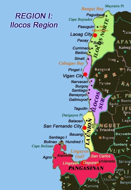 Region 1, Philippines: Maps.